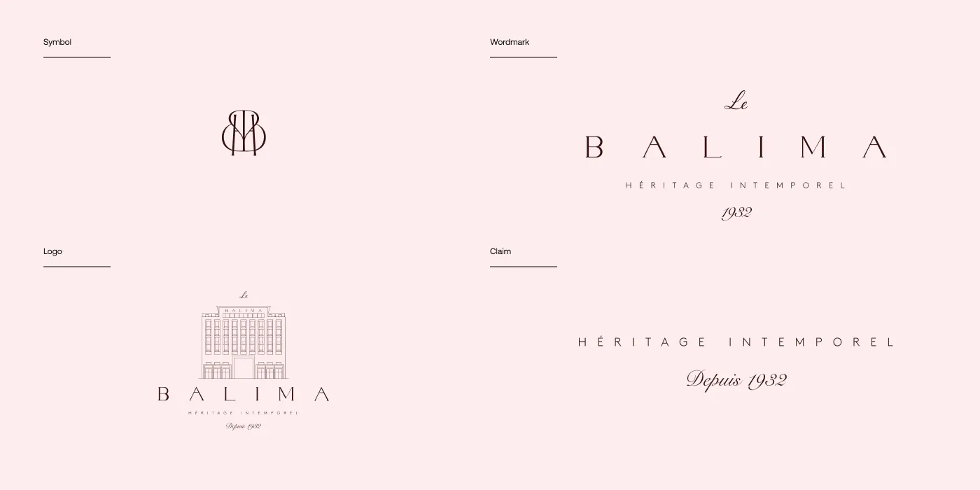 Système de logo : monogramme, logotype, déclinaisons