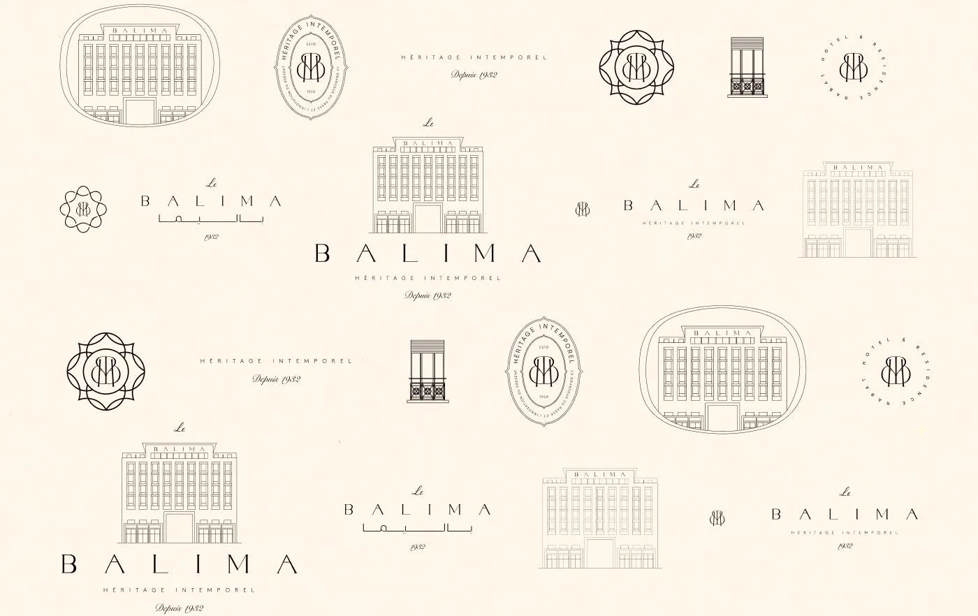 Motif et texture inspirés de la façade