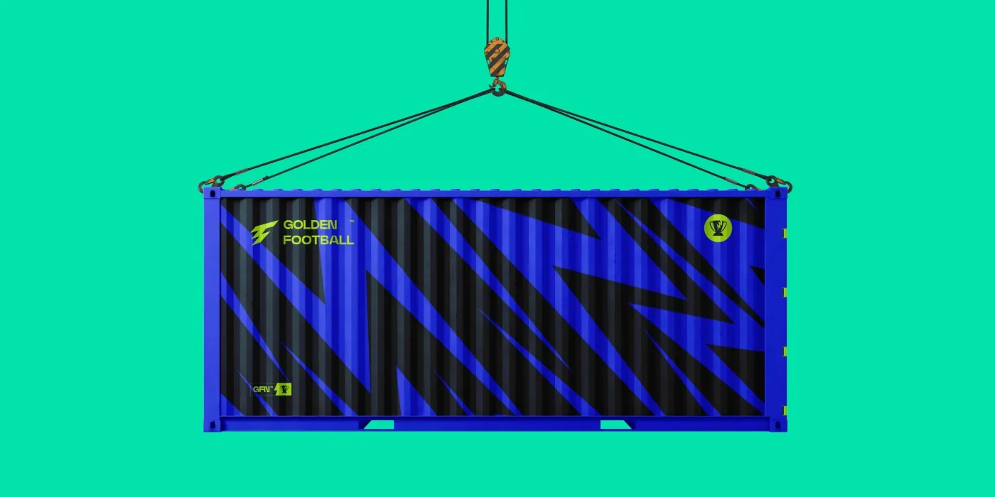 Shipping container in the identity