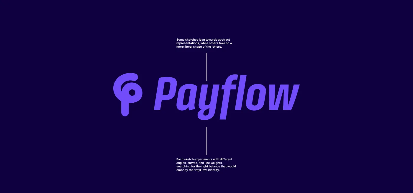 The Payflow logotype on deep midnight