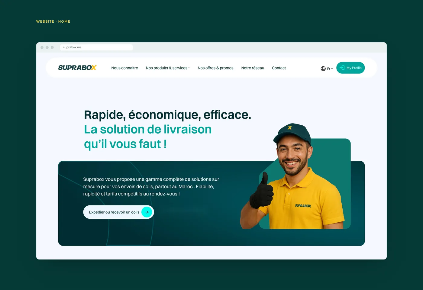 Website: home hero