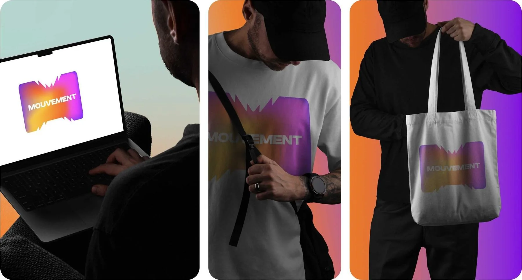 Le Mouvement exhibition and merchandise